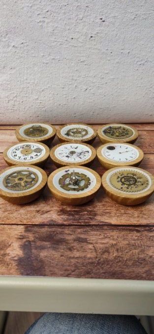 Boutons de meubles en bois